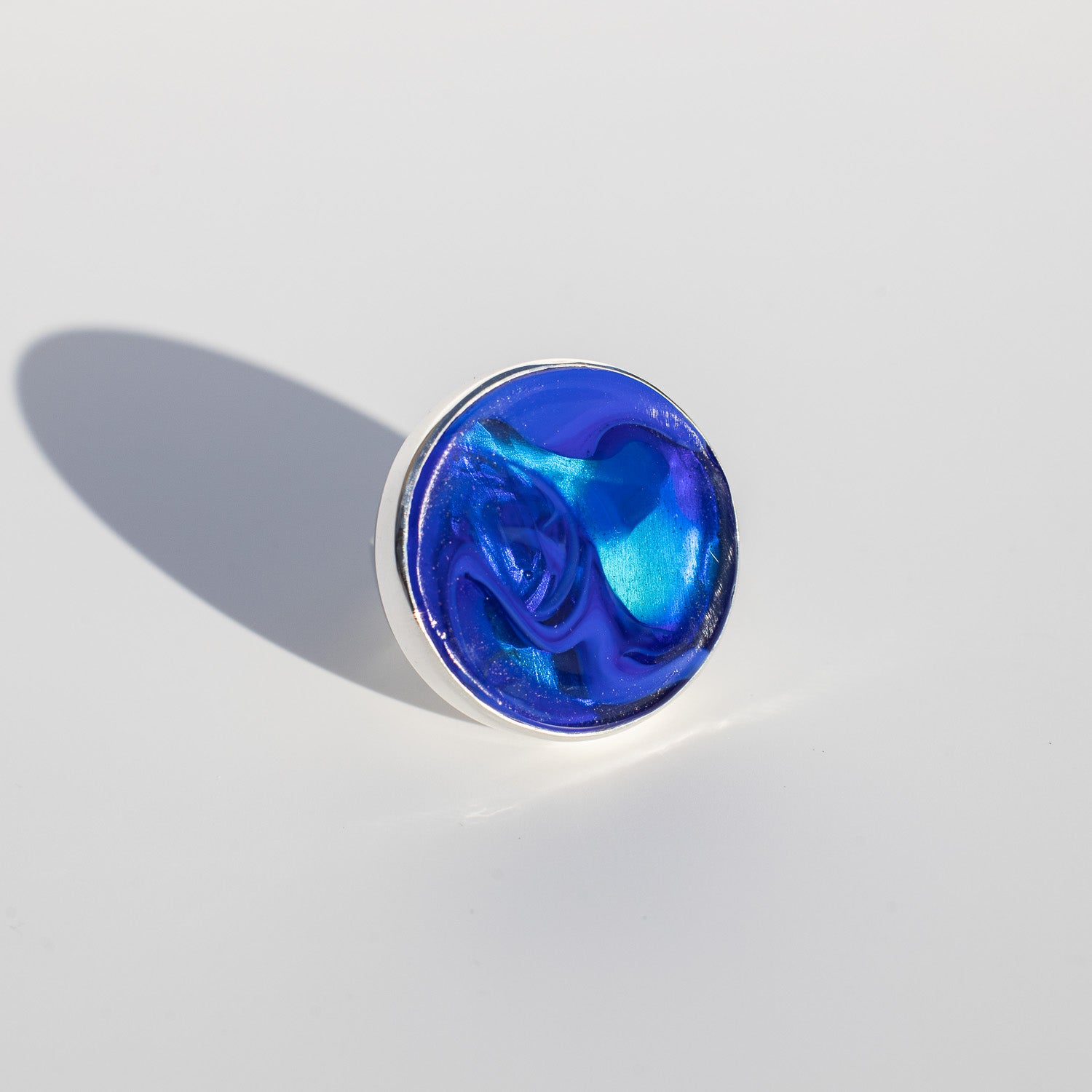 Athena Bluebell - Silver Ring