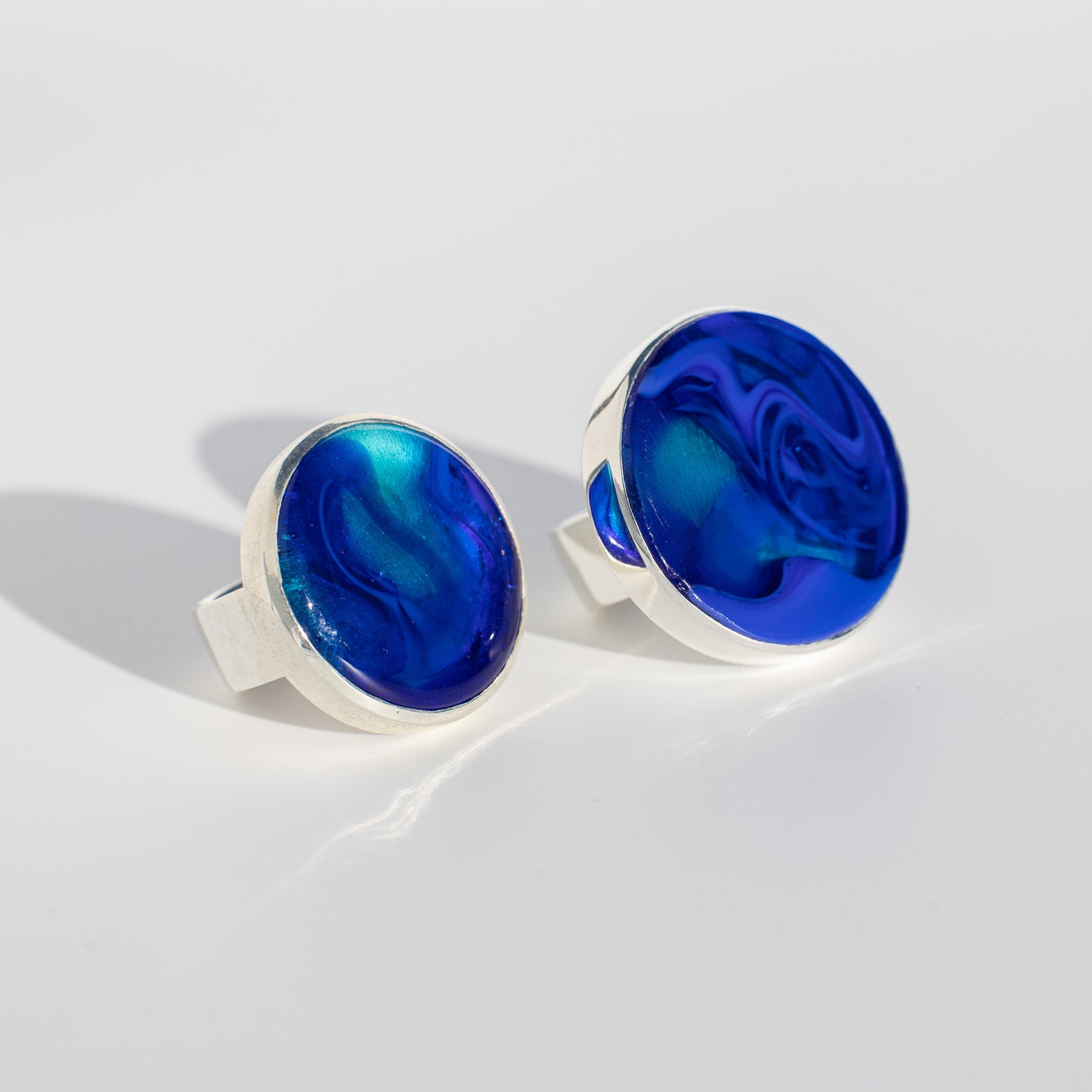 Athena Bluebell - Silver Ring (Small)