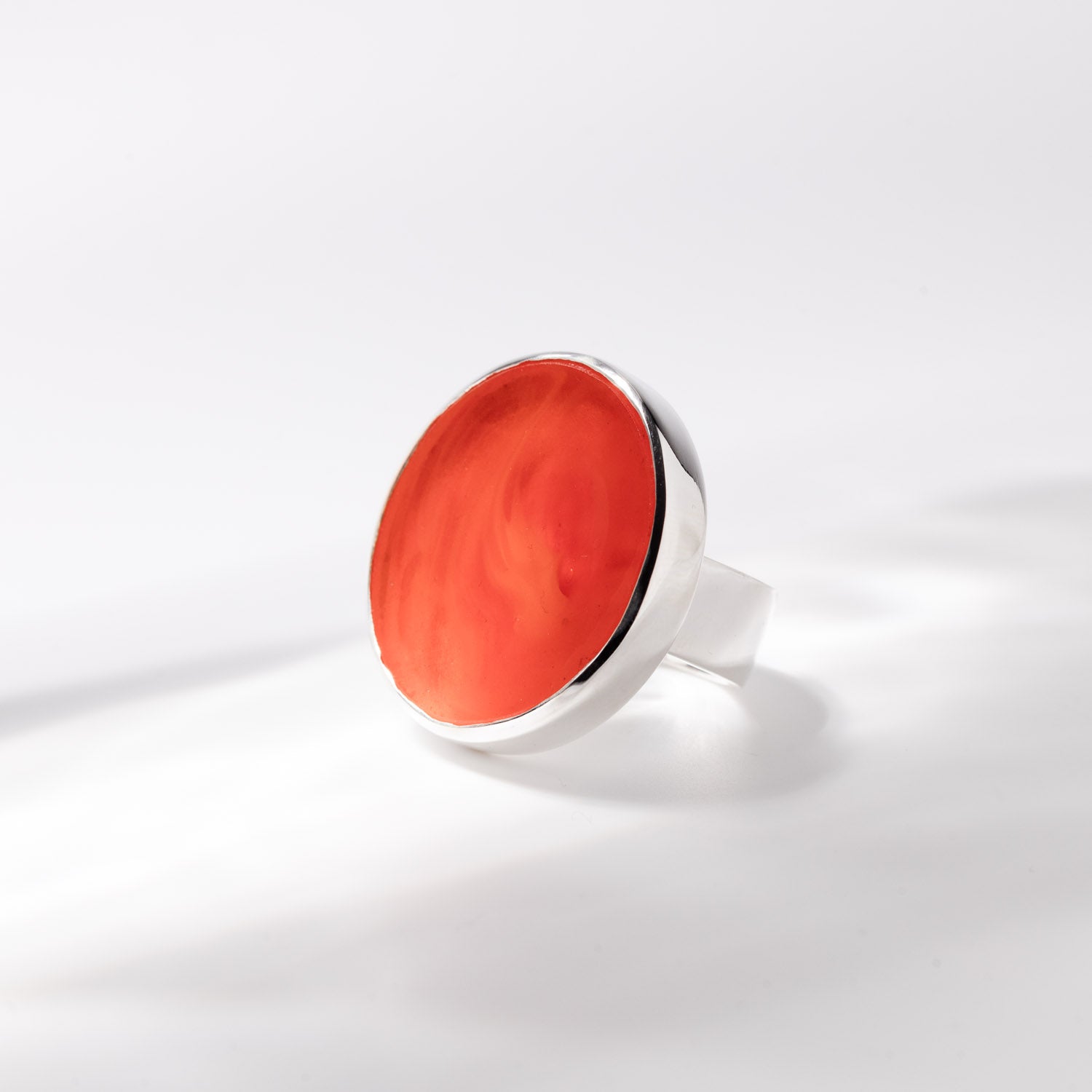 Athena Neon - Silver Ring