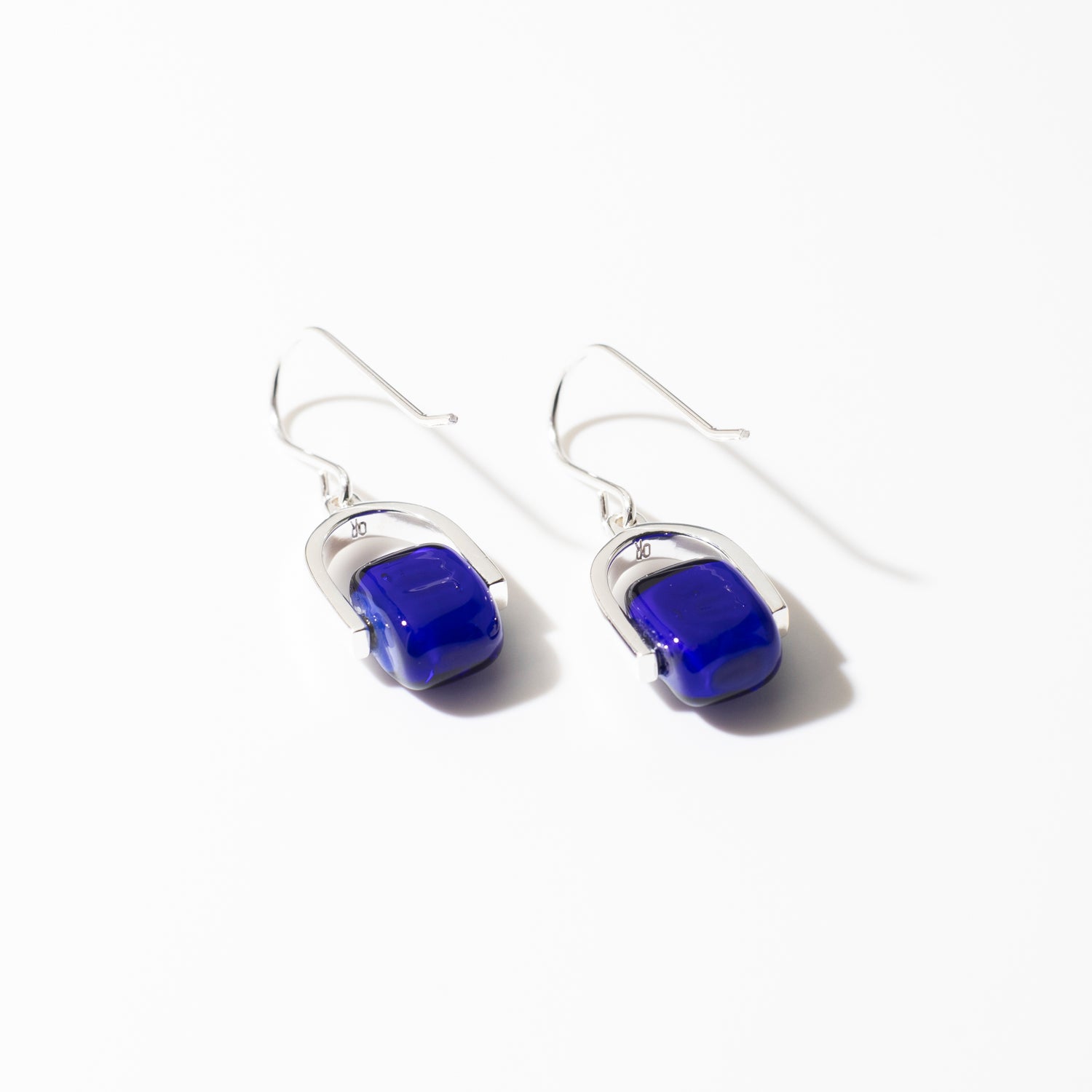 Empress Ultramarine - Petite Silver Earrings