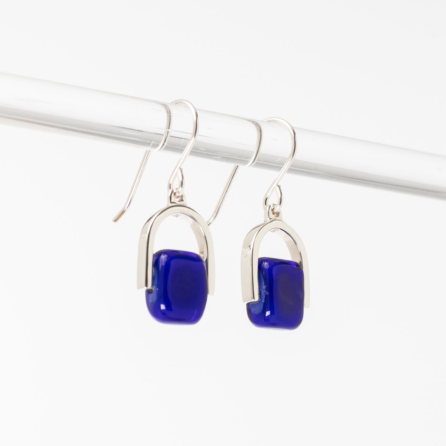 Empress Ultramarine - Petite Silver Earrings