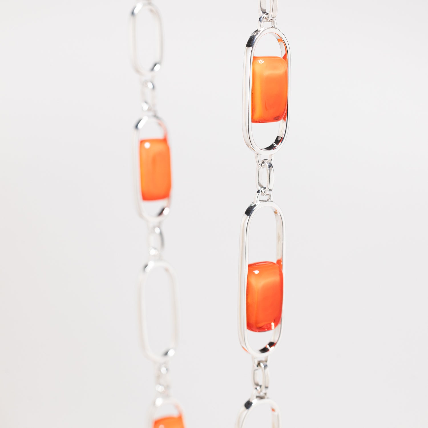 Empire Neon - Silver Necklace