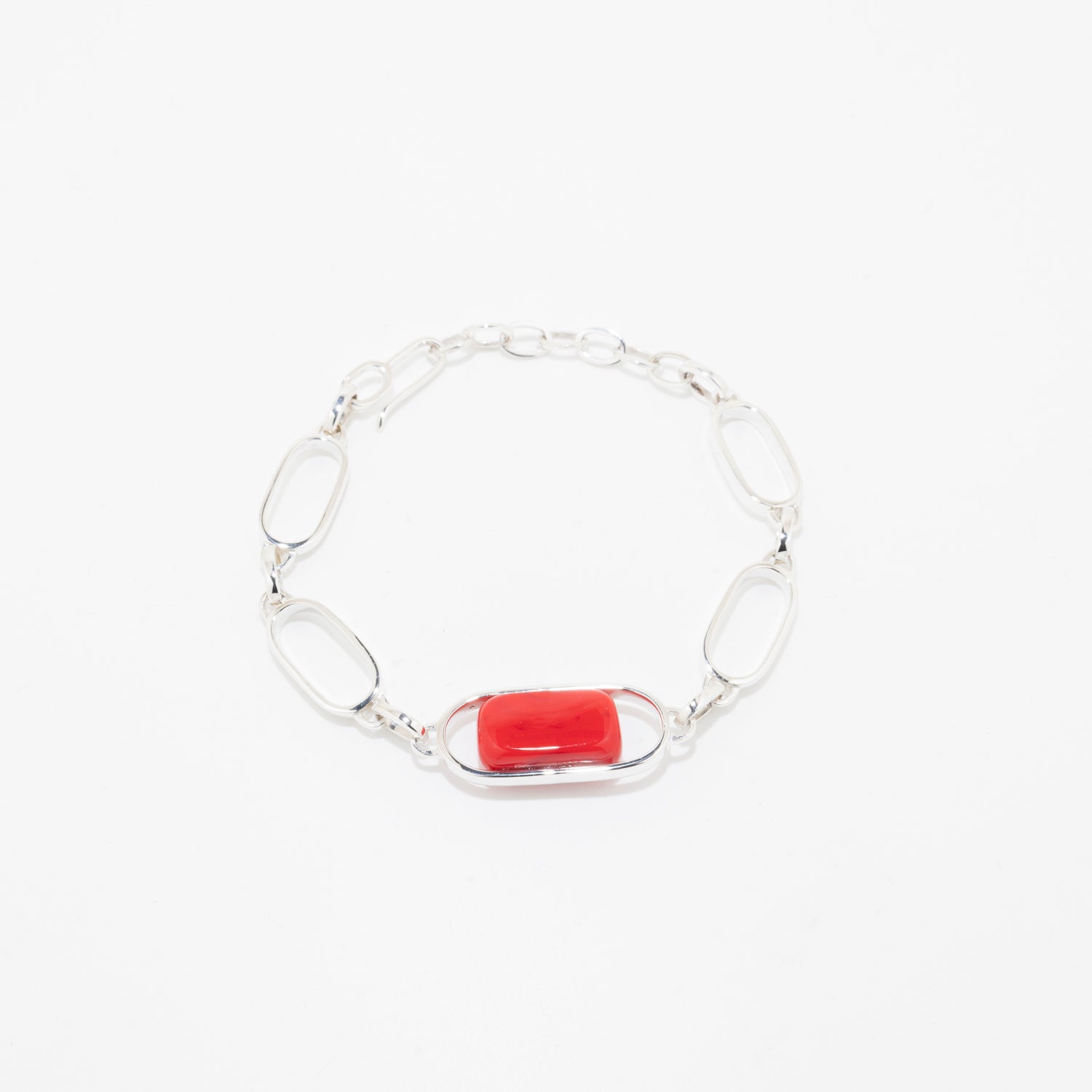 Empire Scarlet - Silver Bracelet