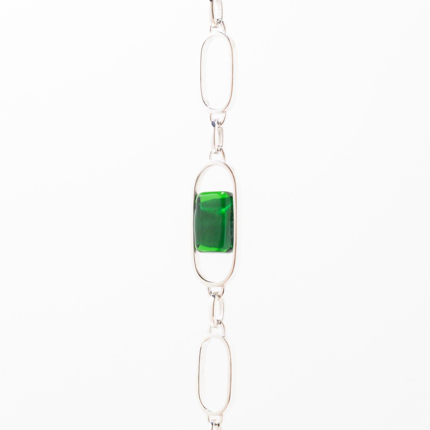 Empire Forest Green - Silver Bracelet