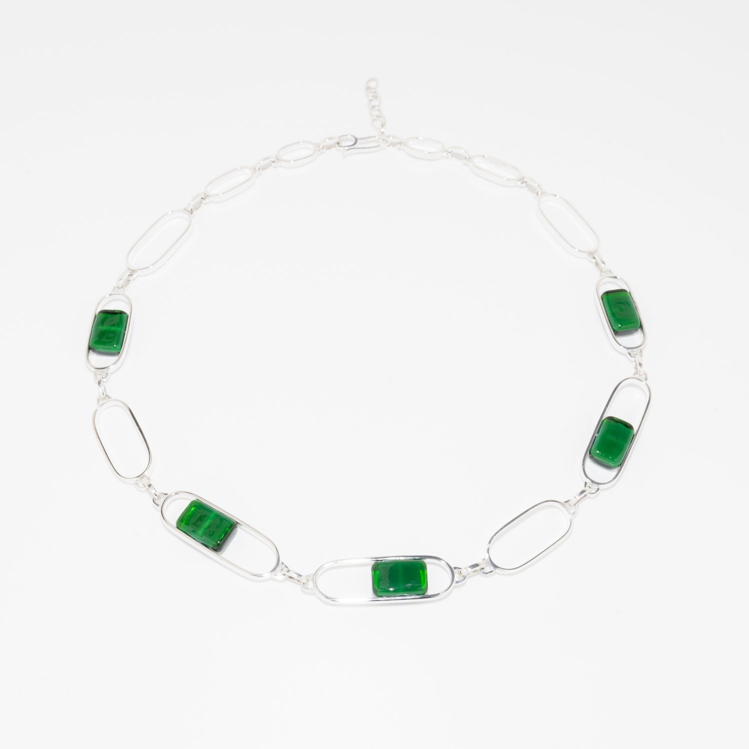 Empire Deep Forest - Silver Necklace