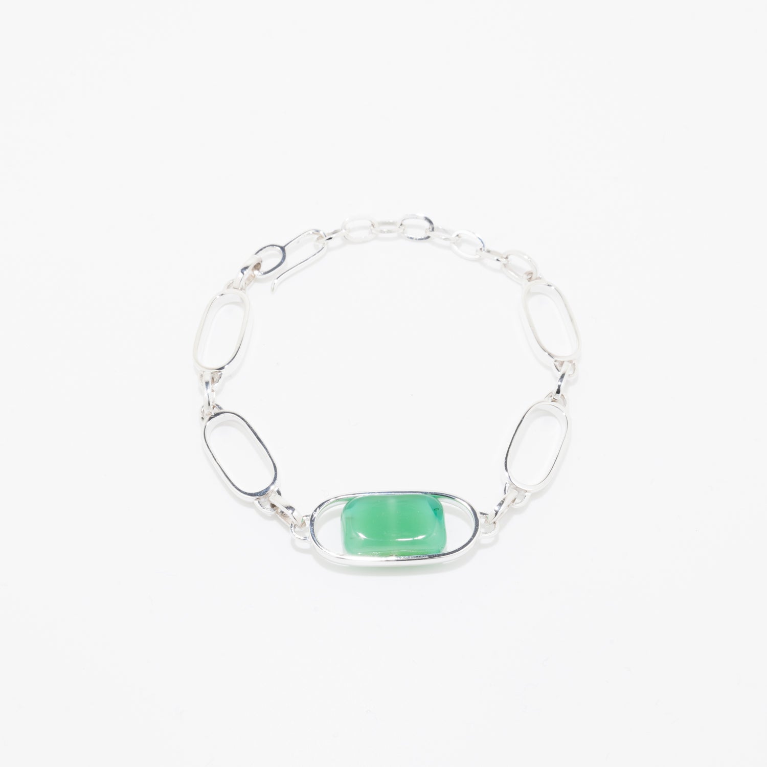 Empire Sea Green - Silver Bracelet