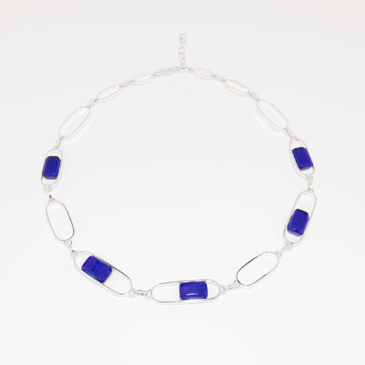 Empire Ultramarine - Silver Necklace