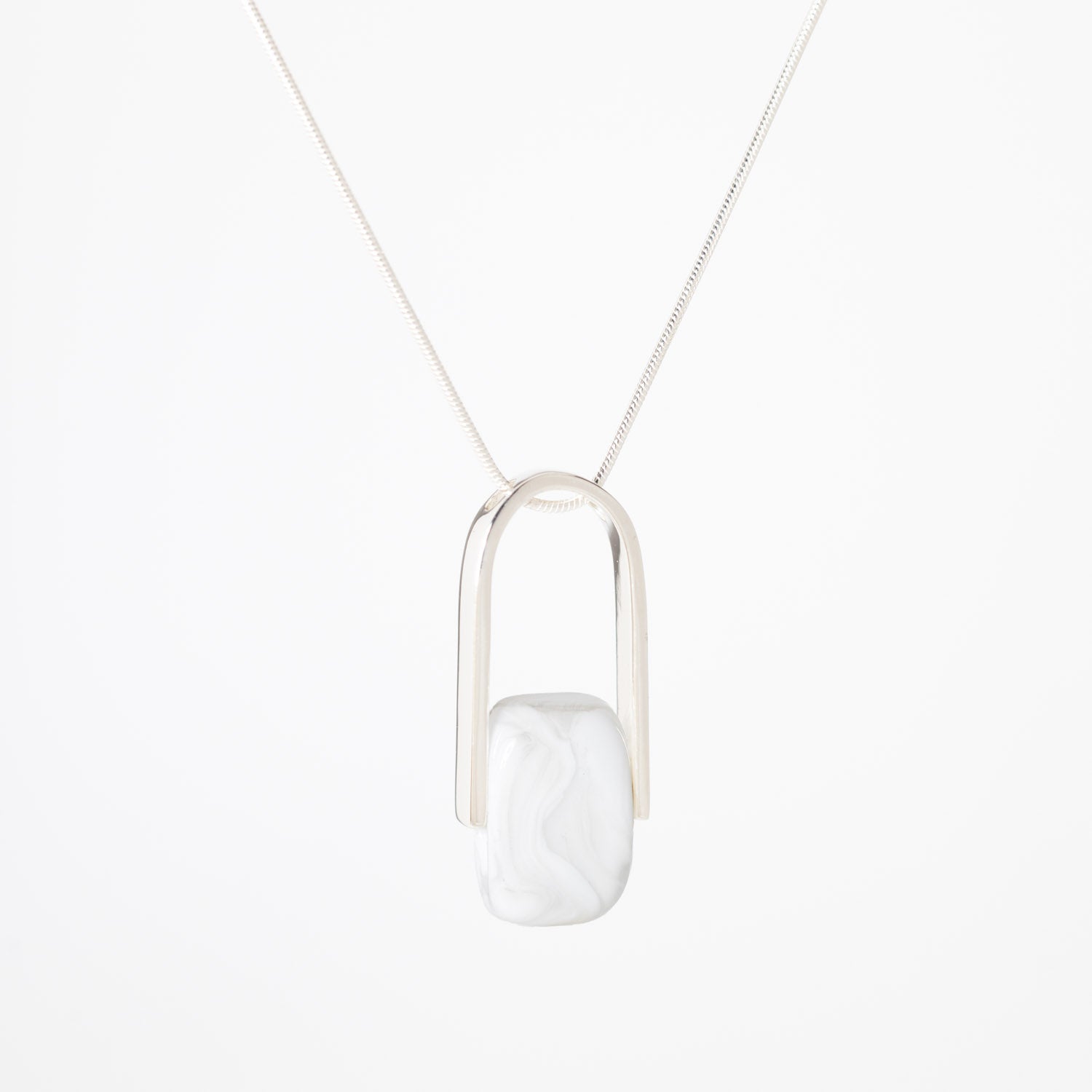 Empire Cloud - Silver Pendant Necklace
