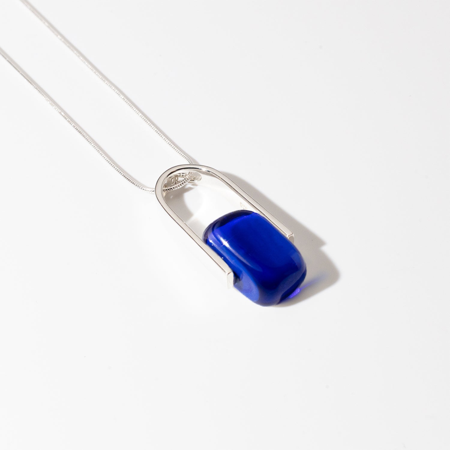 Empire Ultramarine - Silver Pendant Necklace