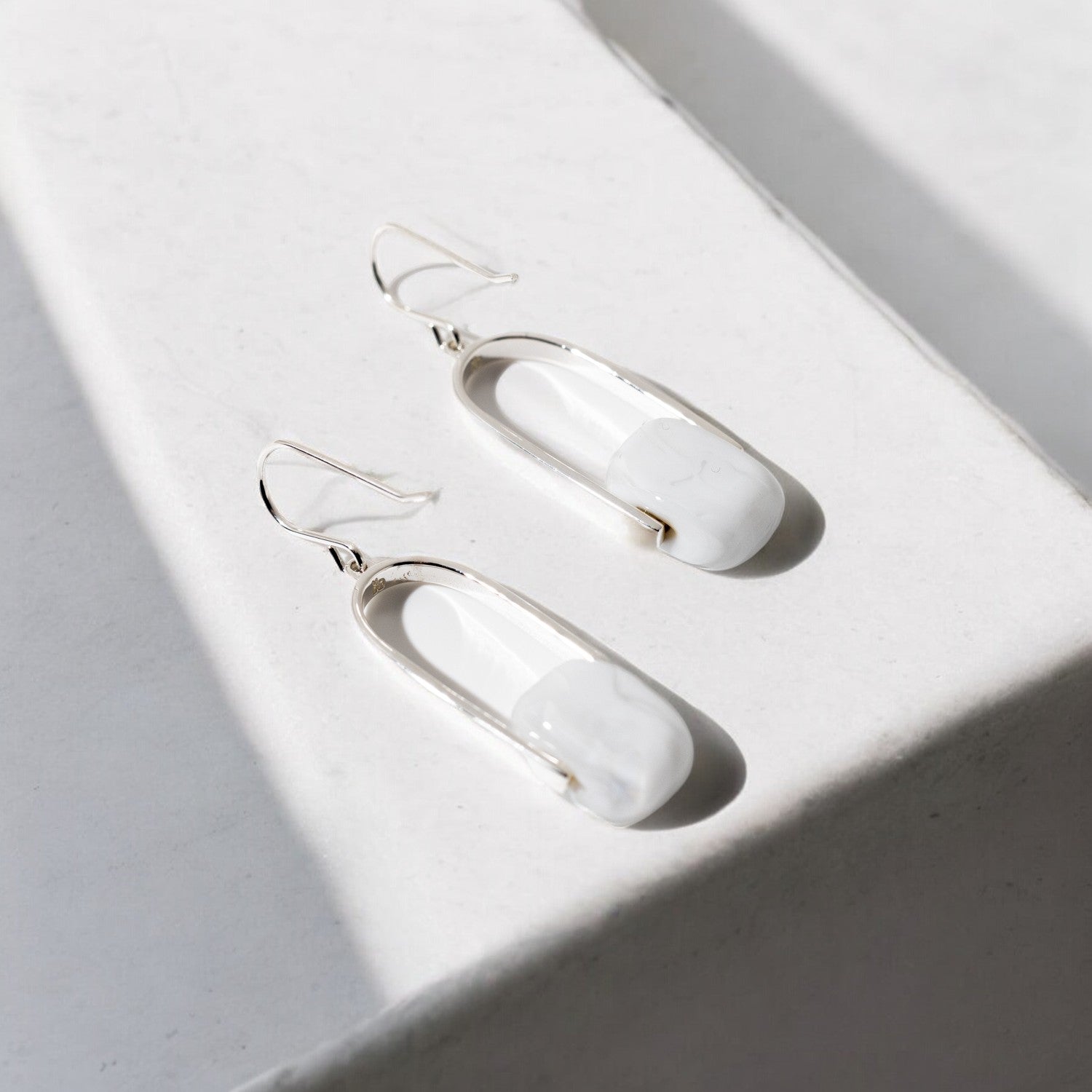 Empire Cloud - Silver Earrings