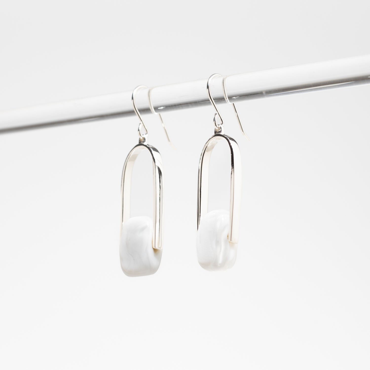 Empire Cloud - Silver Earrings