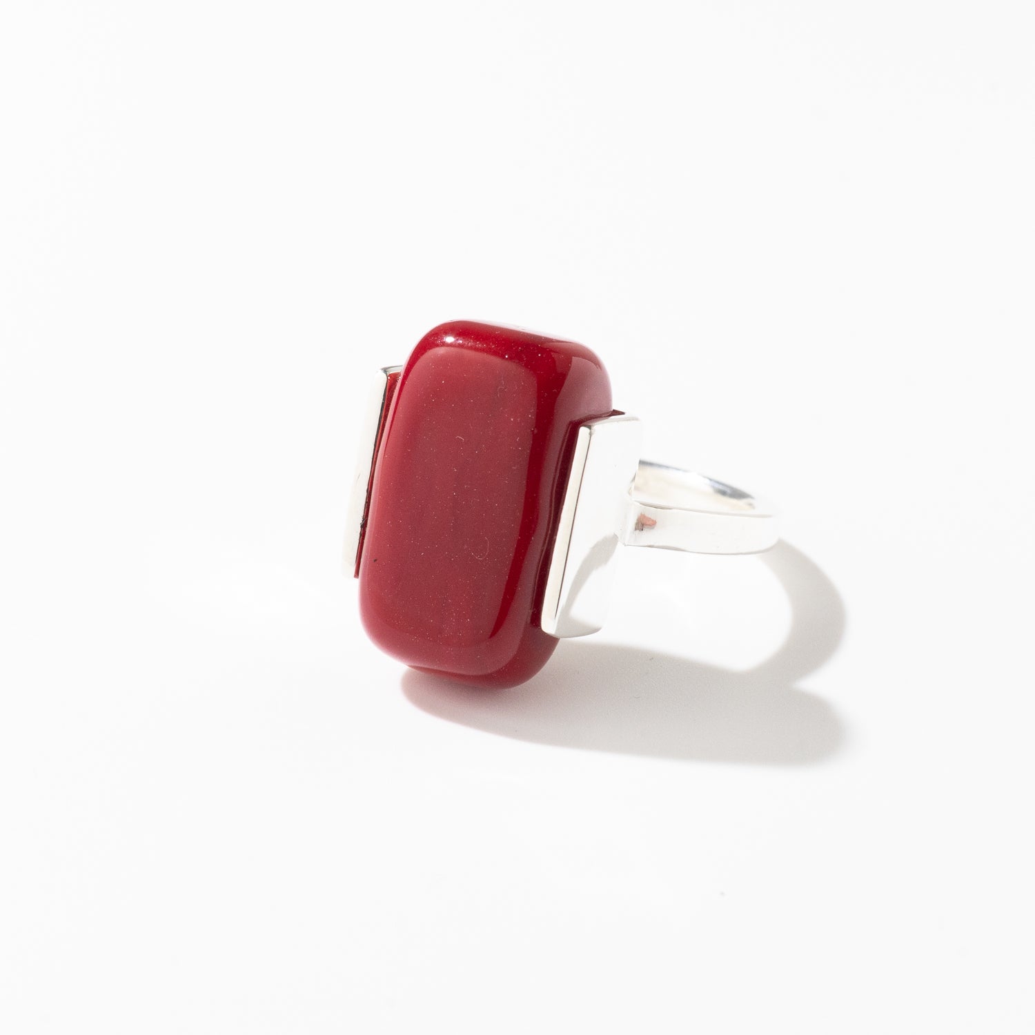 Soho Ruby - Silver Ring