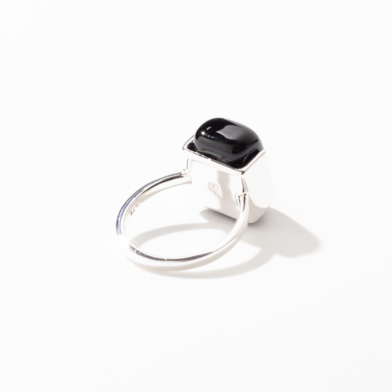Soho Obsidian - Silver Ring