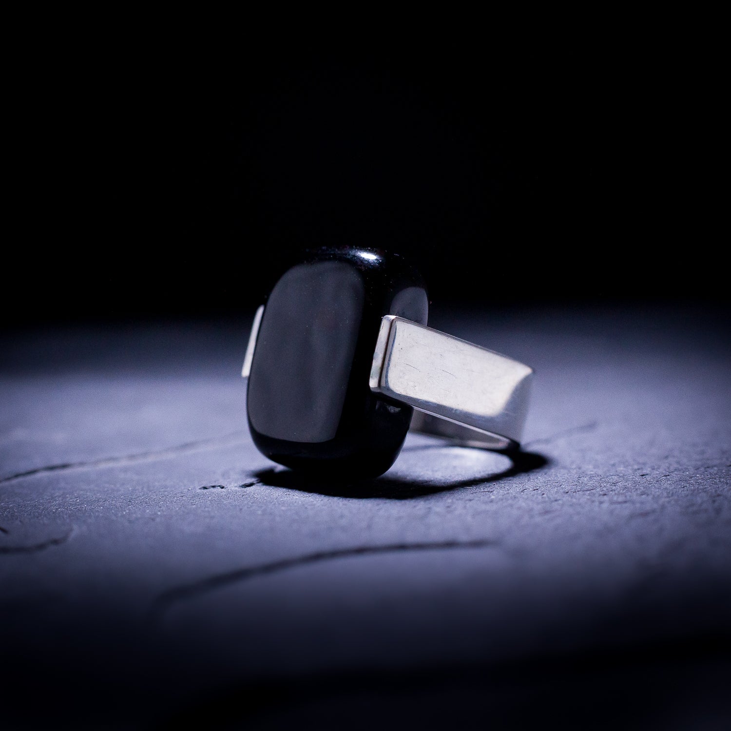 Empire Obsidian - Silver Ring