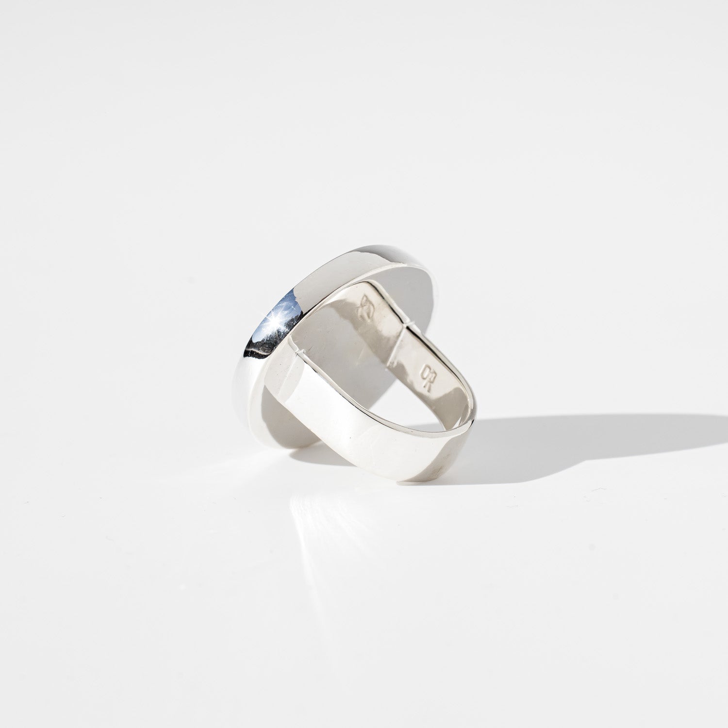 Athena Amberfire - Silver Ring