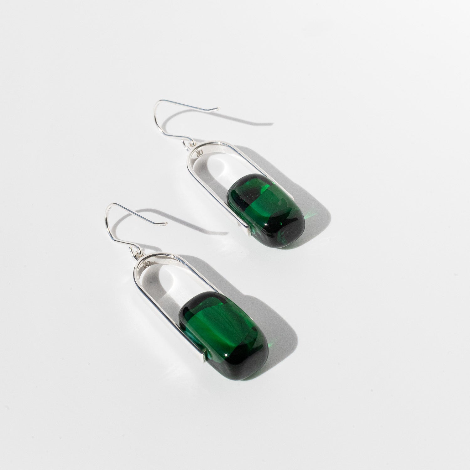 Empire Deep Forest - Silver Earrings