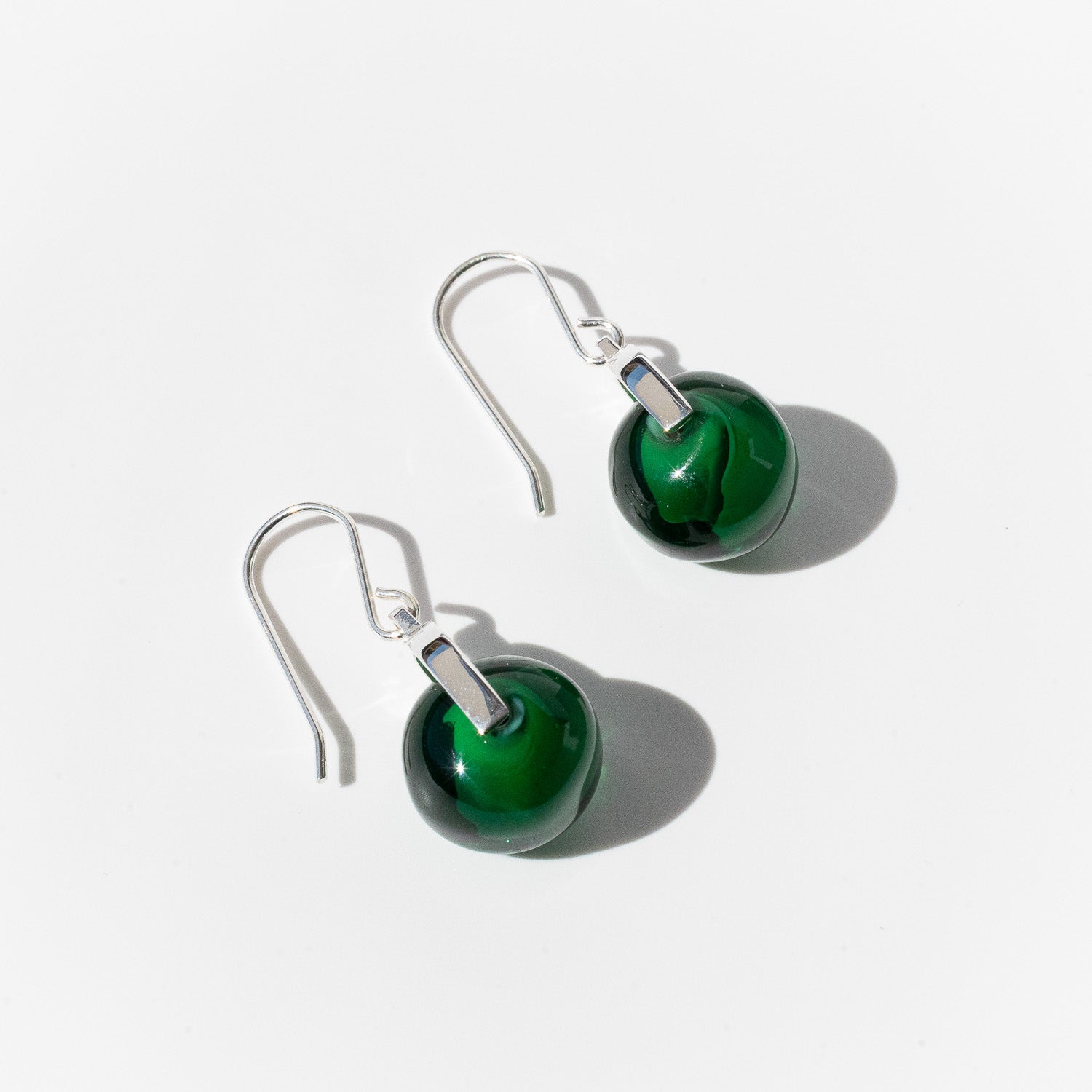 Venus Deep Forest - Silver Earrings