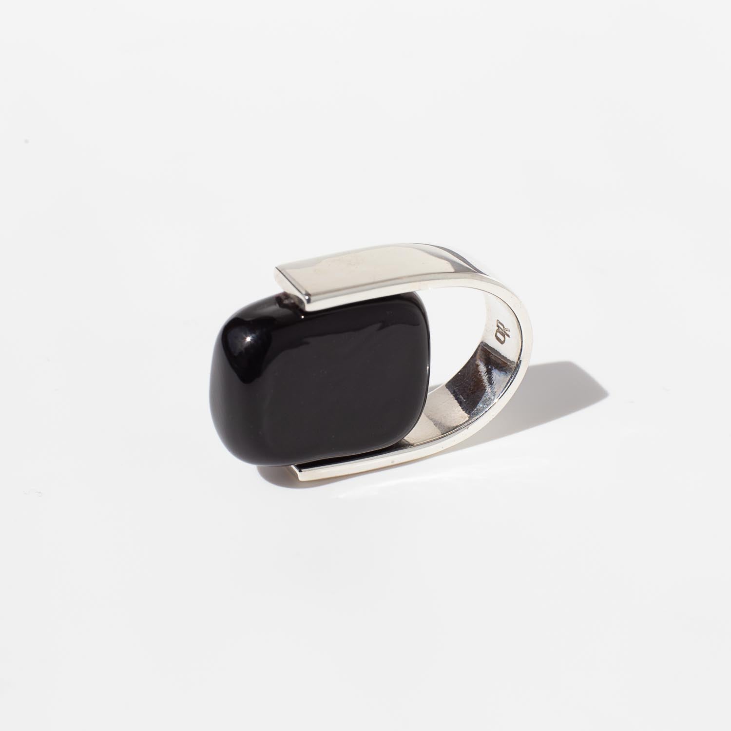 Empire Obsidian - Silver Ring