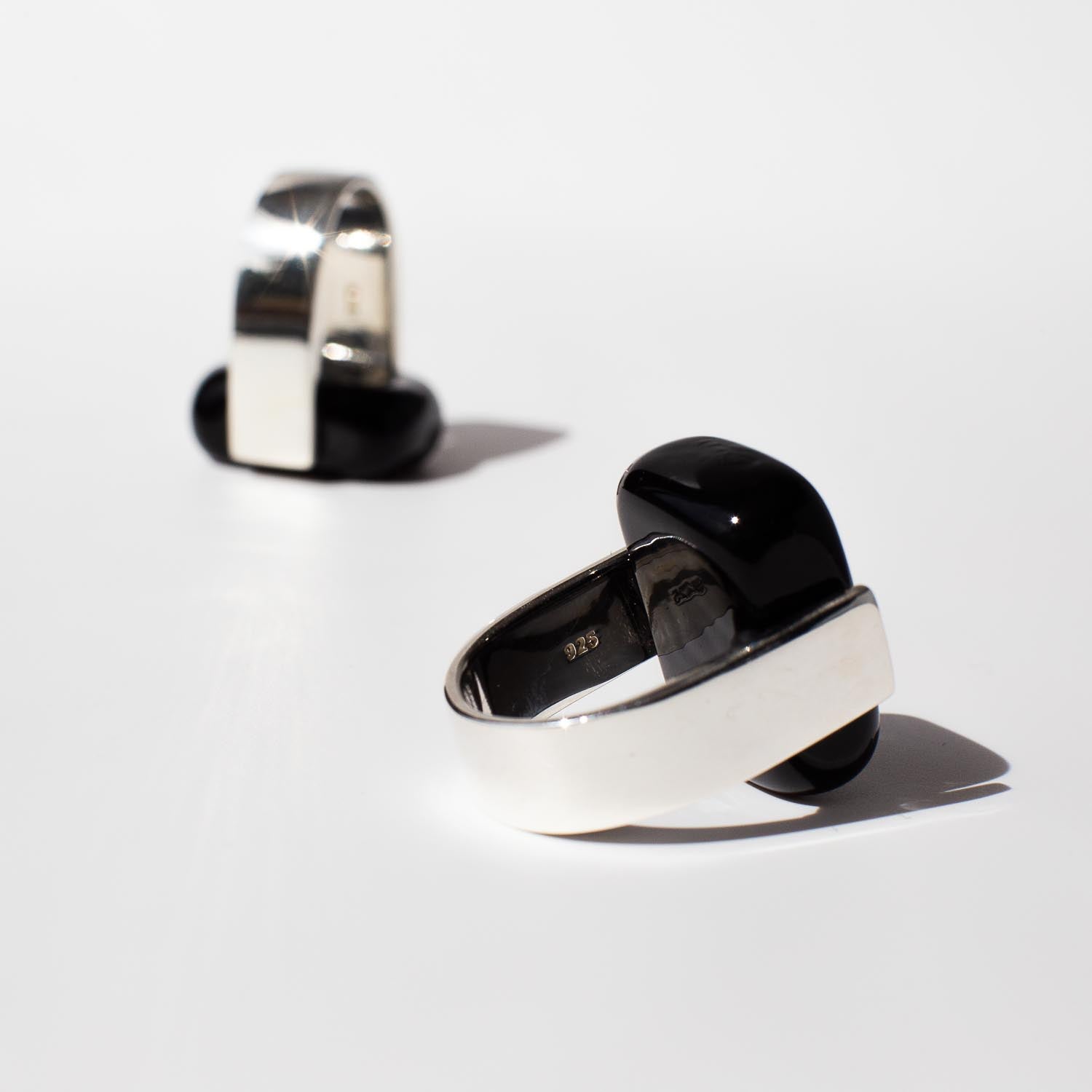 Empire Obsidian - Silver Ring