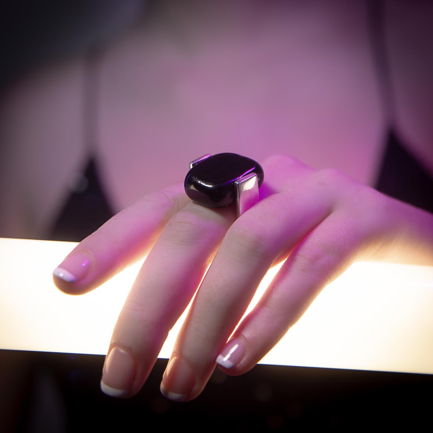 Empire Obsidian - Silver Ring