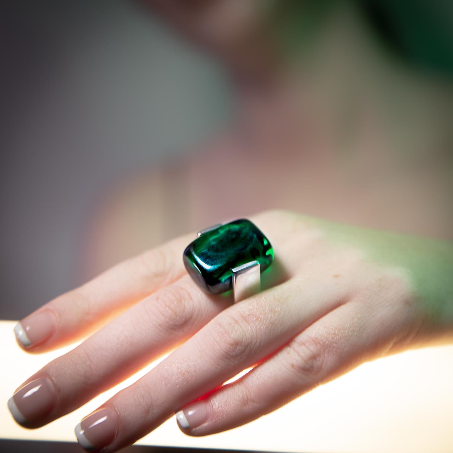 Empire Deep Forest - Silver Ring
