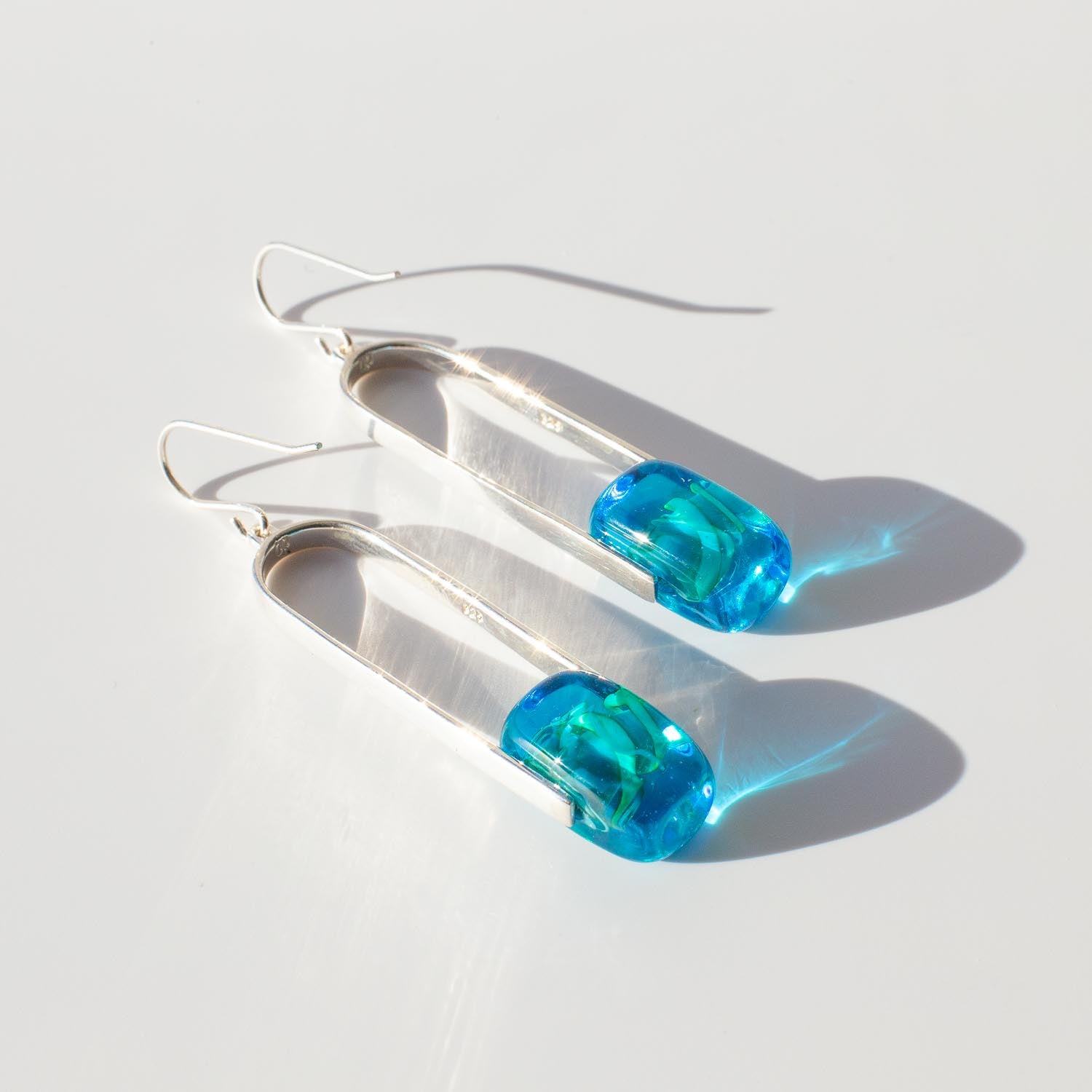 Empire Luxe Marine - Silver Earrings