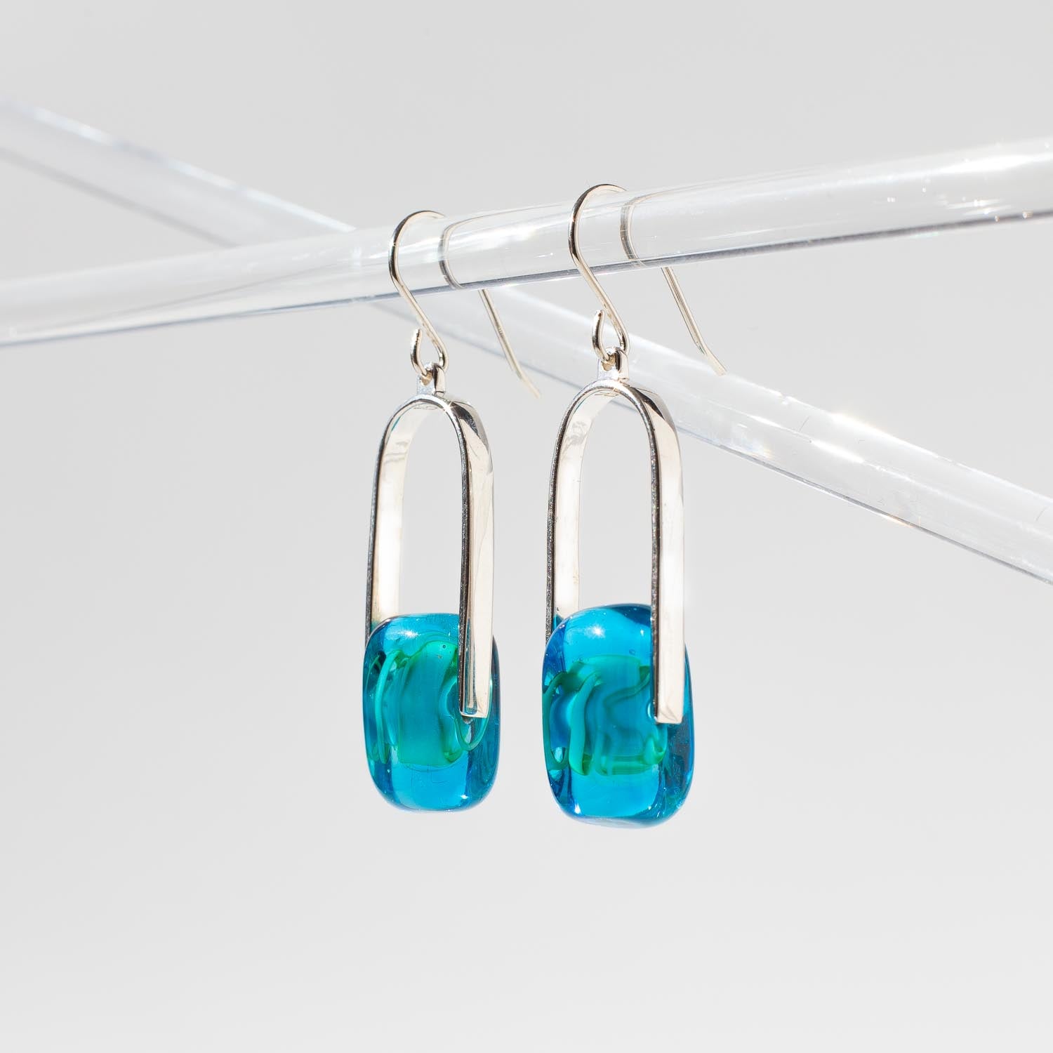 Empire Marine - Silver Earrings