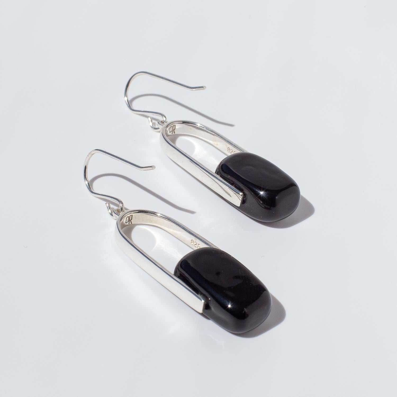 Empire Obsidian - Silver Earrings