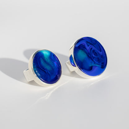 Athena Bluebell - Silver Ring