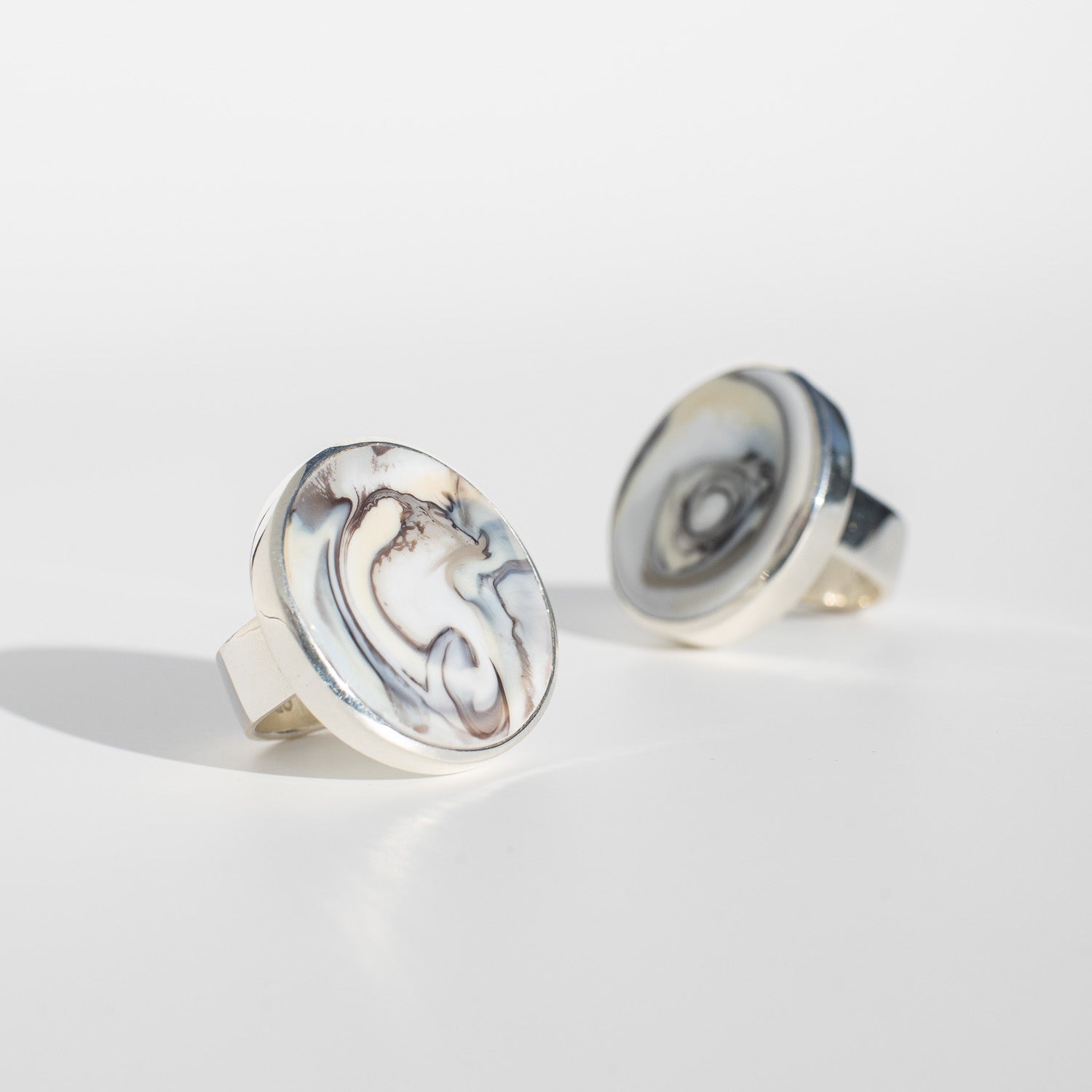 Athena Granite - Silver Ring