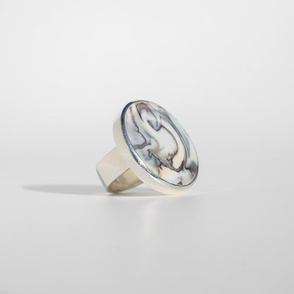 Athena Granite - Silver Ring