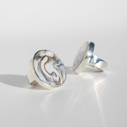 Athena Granite - Silver Ring