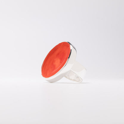 Athena Neon - Silver Ring