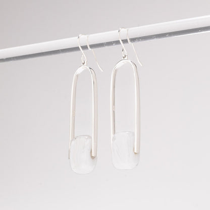 Empire Luxe Cloud - Silver Earrings