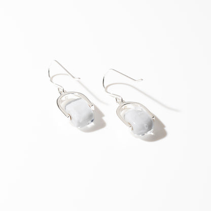Empress Cloud - Petite Silver Earrings