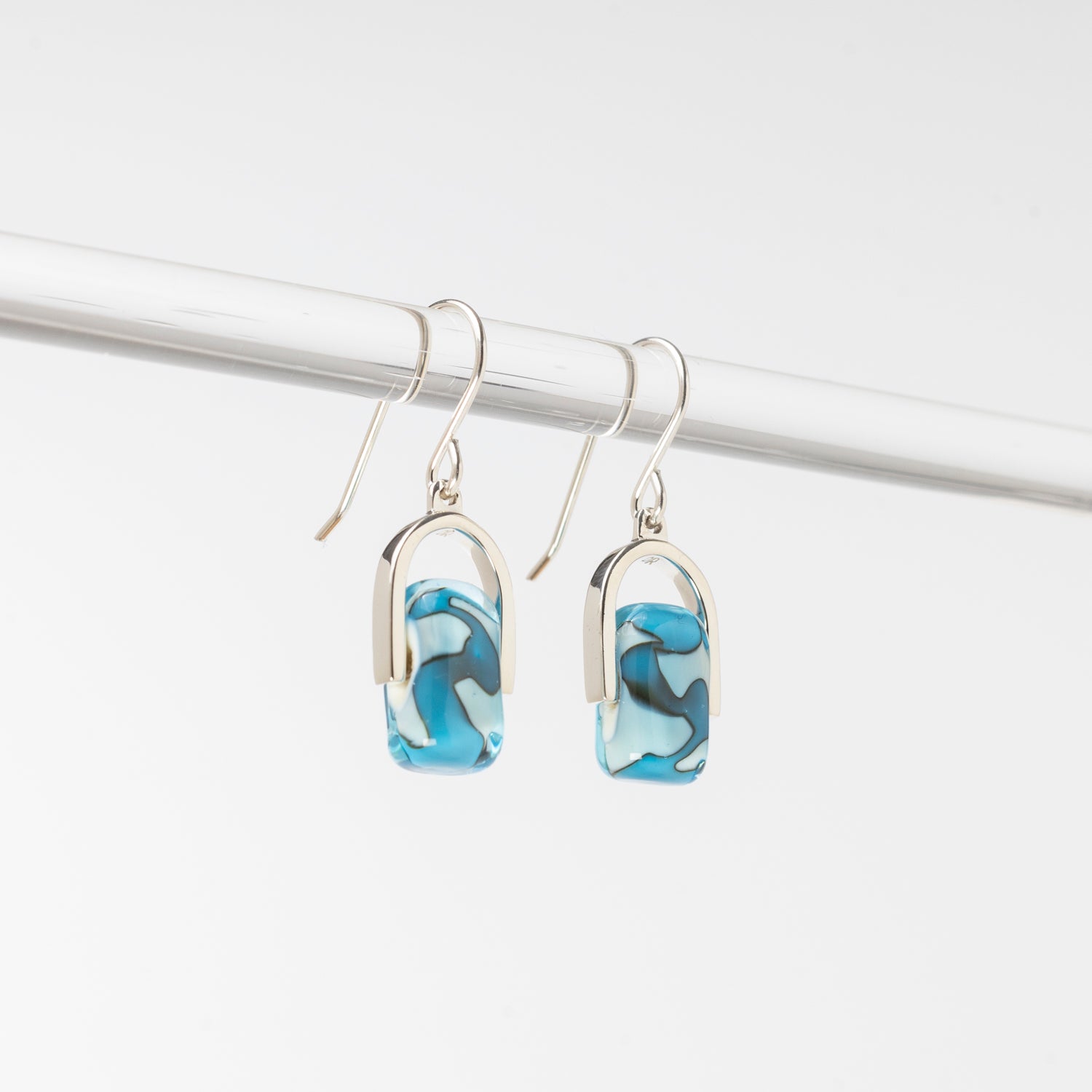 Empress Oceana - Petite Silver Earrings