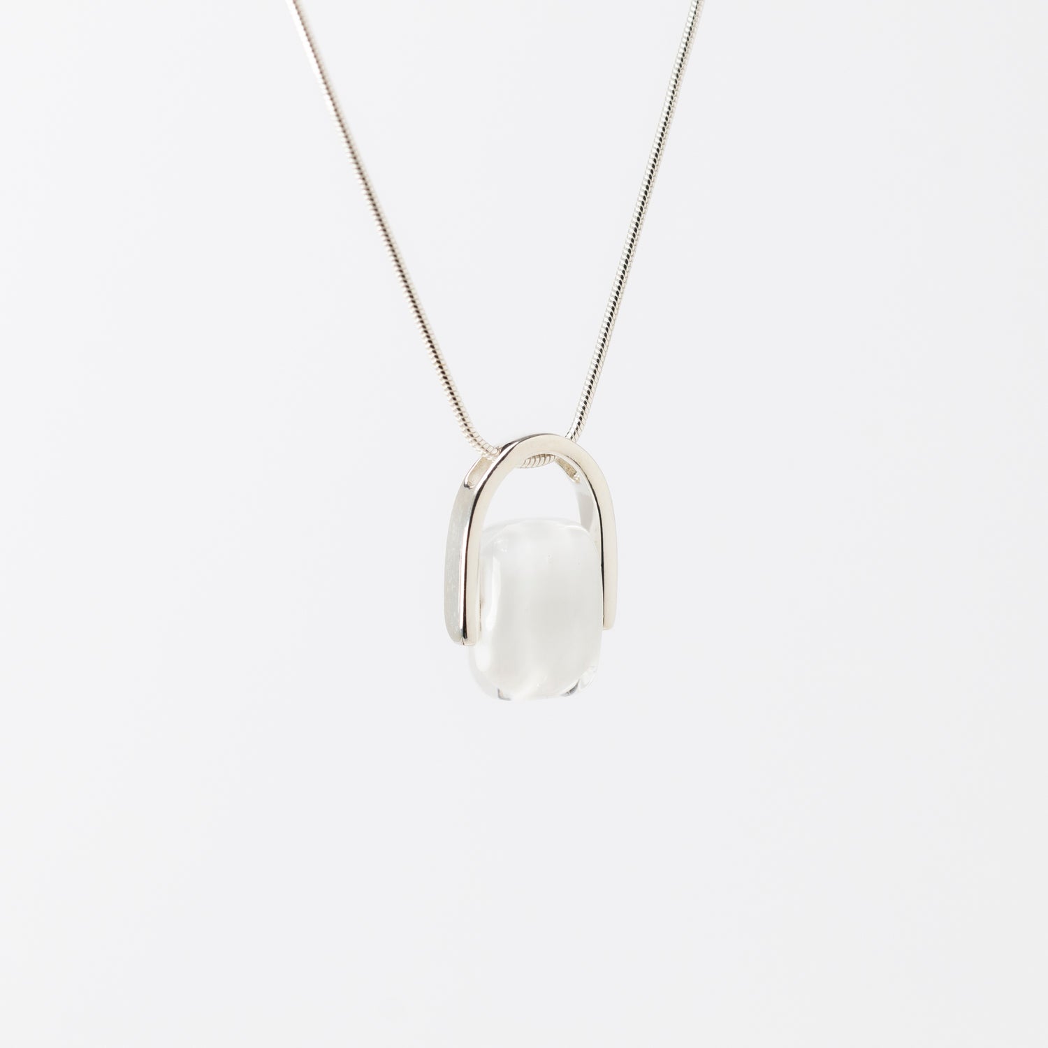 Empress Cloud - Petite Silver Pendant Necklace