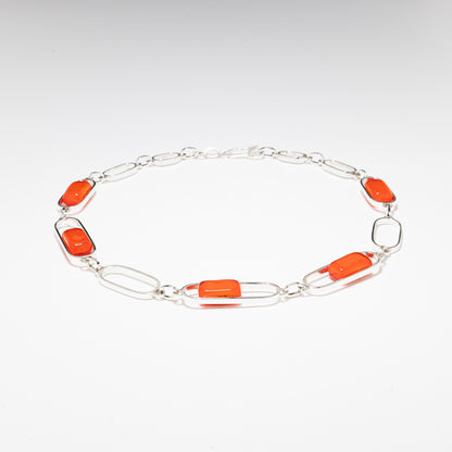 Empire Neon - Silver Necklace