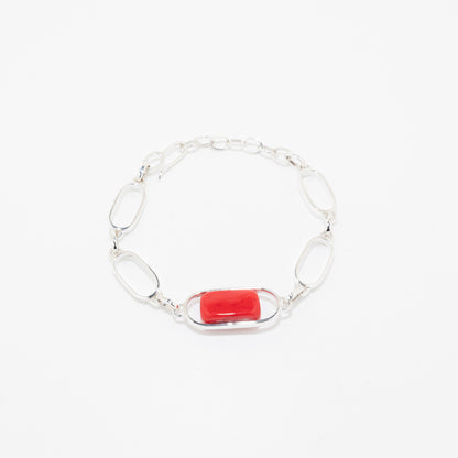Empire Scarlet - Silver Bracelet