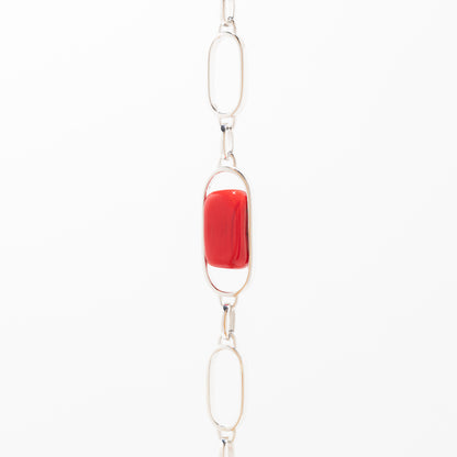 Empire Scarlet - Silver Bracelet
