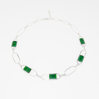 Empire Deep Forest - Silver Necklace