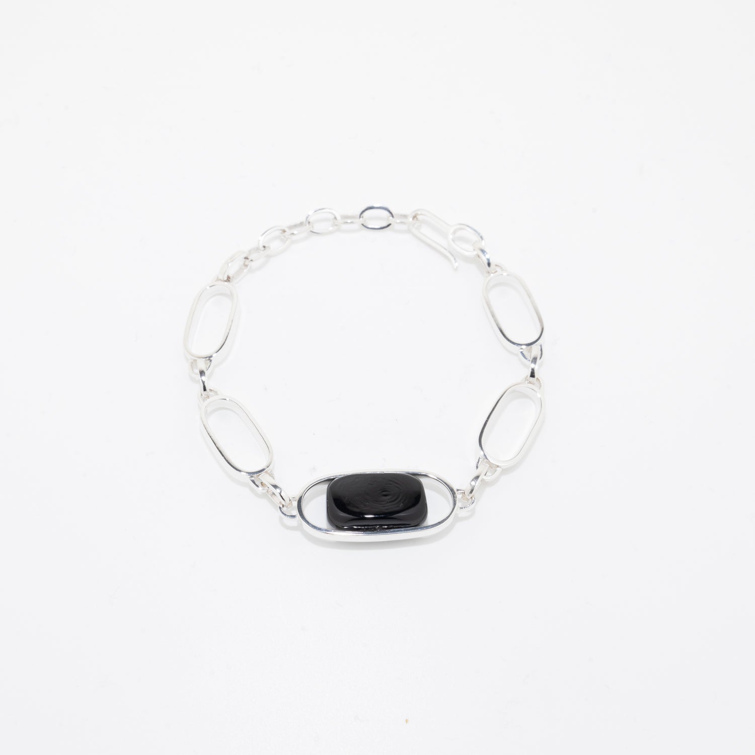 Empire Obsidian - Silver Bracelet