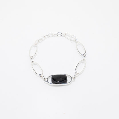 Empire Obsidian - Silver Bracelet