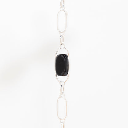 Empire Obsidian - Silver Bracelet
