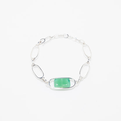 Empire Sea Green - Silver Bracelet