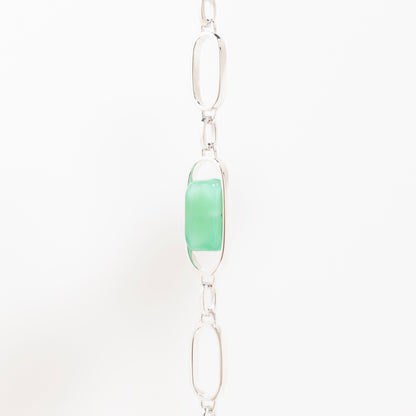 Empire Sea Green - Silver Bracelet