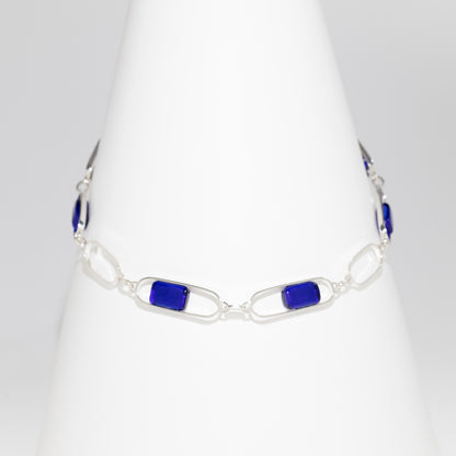 Empire Ultramarine - Silver Necklace