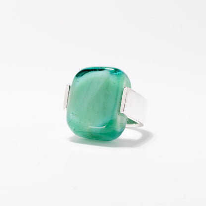 Empire Sea Green - Silver Ring