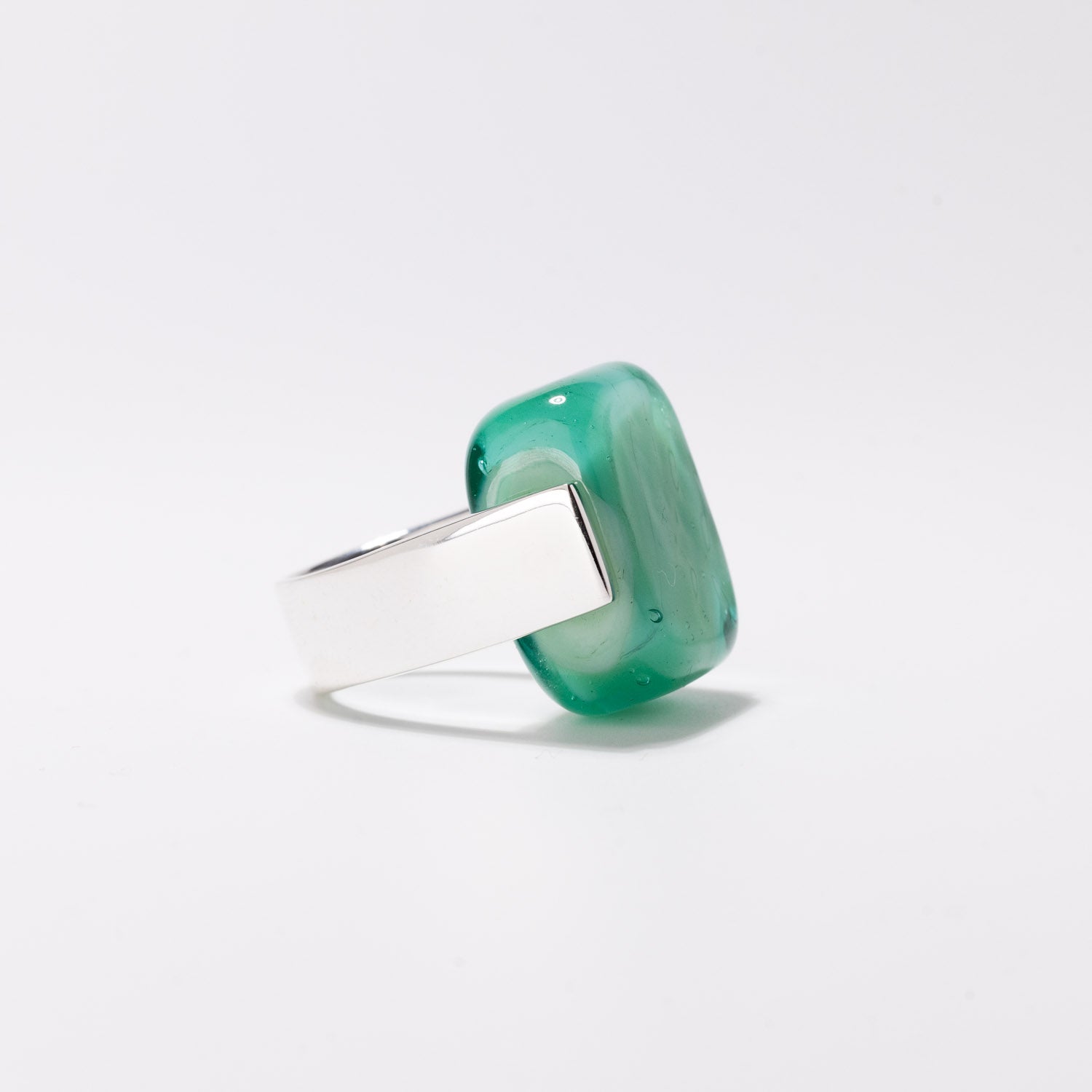 Empire Sea Green - Silver Ring