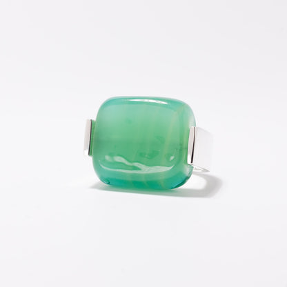 Empire Sea Green - Silver Ring
